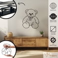 thumbnail image 2 of Violaura Teddy Bear Metal Wall Art - Easy to Install Hanging Perfect for Home, Living Room Decor (12.0" x 9.6"), 2 of 8