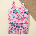 thumbnail image 6 of QISIWOLE Toddler Baby Girls Boys Buoyancy Swimsuit Print Sleeveless One-piece Swimsuit Deals, 6 of 7