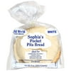 Sophia's: White Pocket Pita Bread, 8 oz