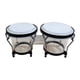 thumbnail image 2 of Juego de tambores Bongo, tambor de mano africano de 6'' y 7'', tambores Bongo transparentes afinables para Blanco, 2 of 9
