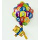 thumbnail image 3 of Globo de película de aluminio con forma de oso sentado y amor, juguete de oso estéreo ensamblado en 3D, decoración para fiesta de cumpleaños, 3 of 3