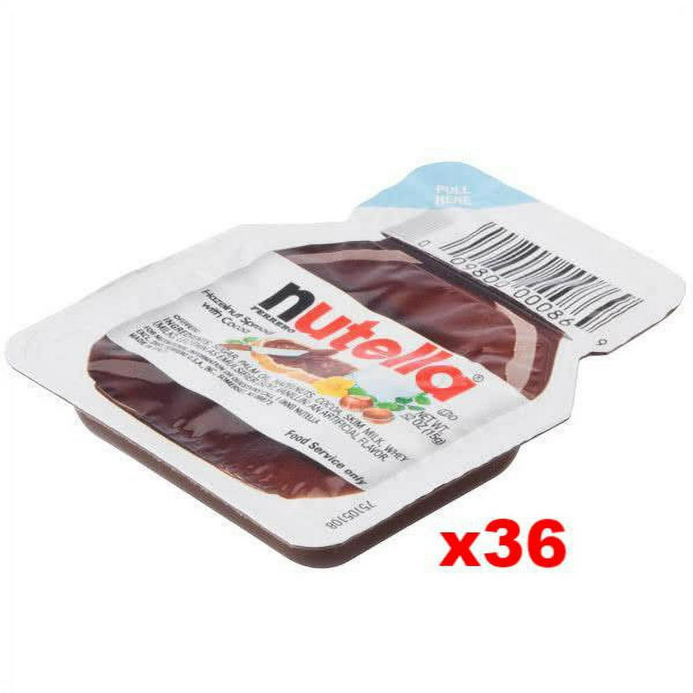 Nutella, 36 Individual Nutella Single Serve packs Weight .52