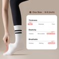 thumbnail image 4 of Yoga Pilates Socks with Grips for Women, Non Slip Grips Cotton Socks for Barre, Ballet, Dance, Workouts, 4 of 6