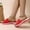 Red, variant on YOUYEDIAN Orthopedic Casual Sandals for Women Slip on Non Slip Arch Support Flat Wedge Sandals Breathable Orthopedic Slippers 2026 New Vacation Beach Foam Shoes