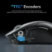 ATTACK SHARK R1 59g SUPERLIGHT Gaming Mouse, PixArt PAW3311 Gaming Sensor, BT/2.4G Wireless/Wired