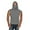 A Gray, variant on Fanxing Big & Tall Upf Shirts for Men Sun Protection Shirts with Masks Cooling Hooded Tank Top Lightweight Sleeveless Tees Brown,S