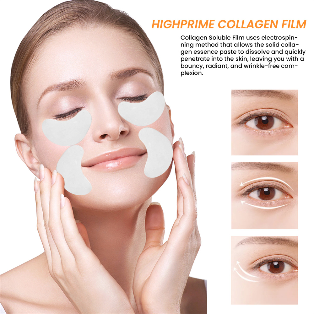 Collagen watersoluble eye mask desalination fine lines around eyes