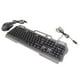 thumbnail image 1 of Teclado y ratón, 104 Teclas Luz Fría Fresca Ergonómicamete Teclado Mouse Combo USB Abdominada Inferior Para Computadora, 1 of 7