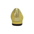 thumbnail image 4 of FUZZY Andie Women Extra Wide Width Metallic Slip On Flats GOLD 10.5, 4 of 6