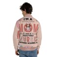 thumbnail image 5 of I'm a Brittany Spaniel Mom and a Registered Nurse Nothing Scares Me All Over Print 3D Baseball Jacket Brittany Dog Lover Gifts Idea Bomber Jacket Softball - 00002, 5 of 6
