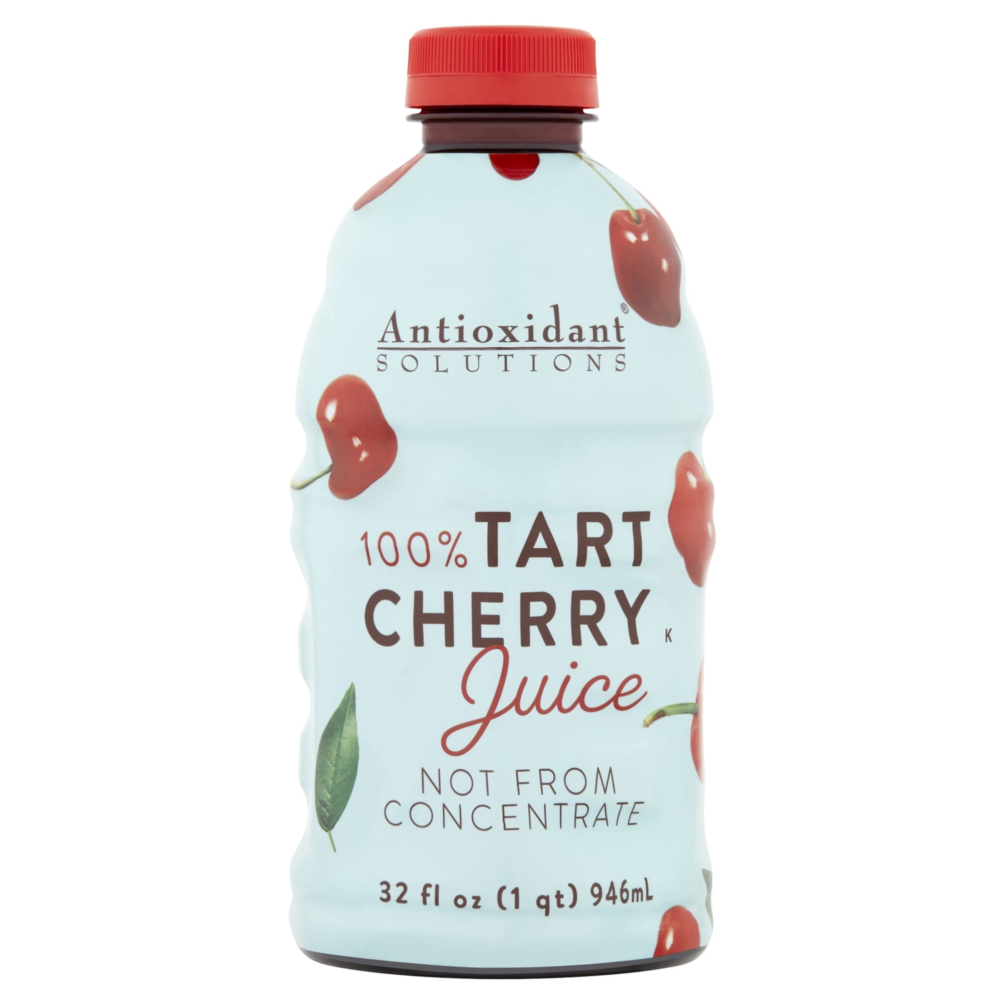 Antioxidant Solutions 100% Pure Tart Cherry Juice Not From Concentrate 32 fl oz