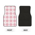 thumbnail image 2 of Fotbe Plaid Heart Juego de 4 Tapetes para Auto con Estampado – Alfombrillas de Goma Reforzada, Diseño Antideslizante, Protección para Todo el Año – Vehículos, Autos, Camionetas y SUVs, 2 of 7