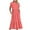 Red, variant on BRGZLK Women's Summer Floral Dresses Daily Fashion Print Round Neck Short Sleeve Casual Boho Maxi Beach Flowy Dresses Red XL
