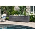 thumbnail image 3 of NewAge Products Outdoor Kitchen 6 Piece Cabinet Set in Slate Gray with Countertops and Covers, 3 of 14