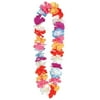 Beistle Silk 'N Petals Parti-Color Lei Multicolor 5/Pack (50402)