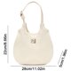 thumbnail image 3 of Bolso bandolera para mujer Bolso bandolera de nailon de gran capacidad (Blanco), 3 of 8