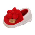 thumbnail image 3 of Zapatillas de felpa de invierno regalo mantener caliente casa zapatillas para dormitorio viaje cumpleaños, 3 of 8