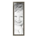 thumbnail image 2 of ArtToFrames 10" x 33" Silver Picture Frame, 10x33 inch Silver Wood Poster Frame (WOM-4993),  Pack, 2 of 7