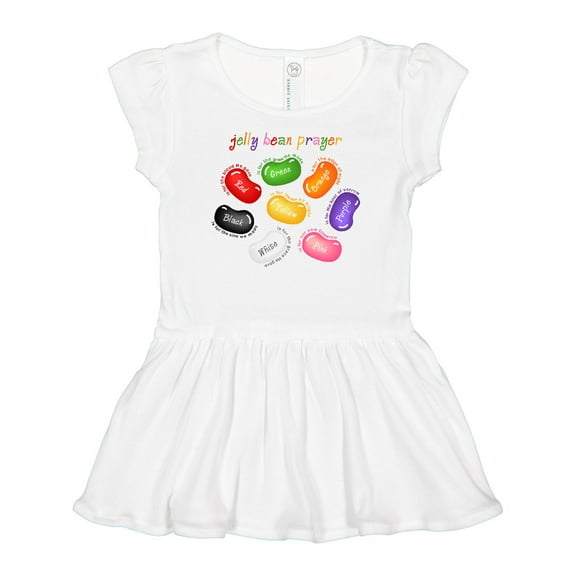 Inktastic Jelly Bean Prayer Girls Baby Dress
