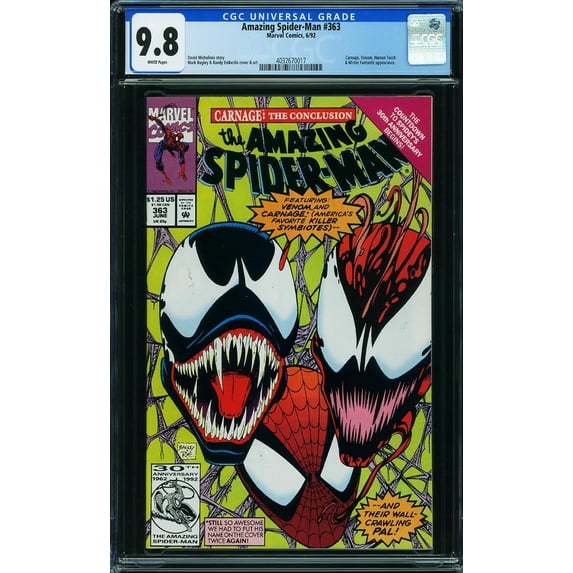 Amazing Spider-Man #363 - CGC 9.8 Comic Book
