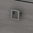 thumbnail image 5 of Echo 72W Bow Front Desk with Drawers in Modern Gray - Engineered Wood, 5 of 6