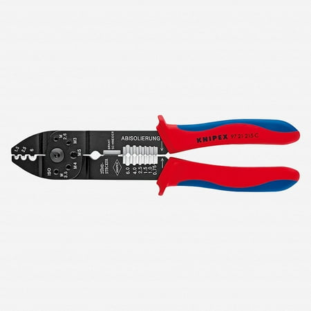 

Knipex Crimping Pliers - non-insulated terminals and plug connectors - Plastic Grip