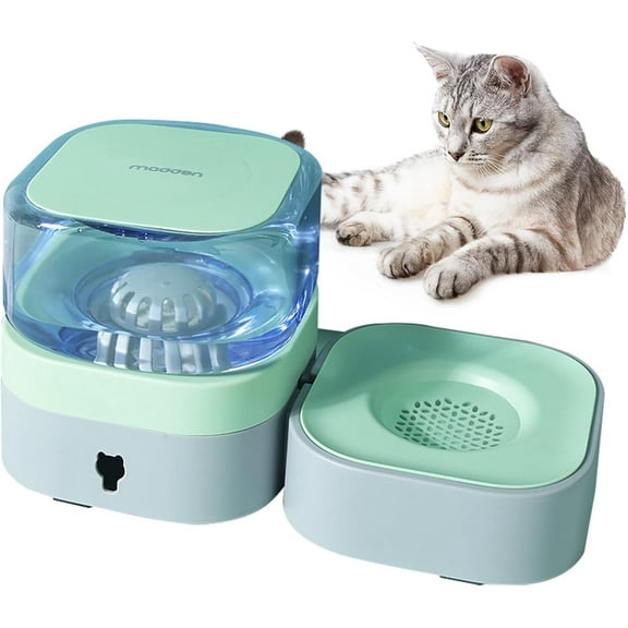 RKXQT Pet Water Bottles 1.8L Pet Automatic Feeders Drinking Waterer Non-Slip Fountain Water Bottle Feeding Bowls Dispenser for Cats Dogs