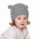 thumbnail image 3 of Baby Hat and Mittens Baby Girl Boy Beanie Hat Set Knitted Winter DXGHC, 3 of 5