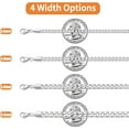thumbnail image 5 of 5mm Silver Tone/Gold Cuban Link Chain for Men, Mens Chain Necklaces, Stainless Steel Chain Necklaces for Men Women, 3.5/4/5mm, 5 of 16