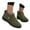 Green, variant on Womens Snow Boots Fur Lined Anti-Slip Waterproof Comfortable Slip on Outdoor Winter Warm Ankle Boots