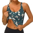 thumbnail image 2 of Rocae Vintage Floral for Sports Bra for Women Sports Vest with Performance Stretch and Quick Dry FabricLarge, 2 of 9