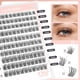 thumbnail image 3 of Pestañas autoadhesivas LA MAESII Clear Band Lash Clusters, 3 of 6