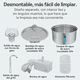 thumbnail image 2 of "Bebedero Para Mascotas,gatos Y Perros,de Acero Inoxidable 4l platedao ", 2 of 5