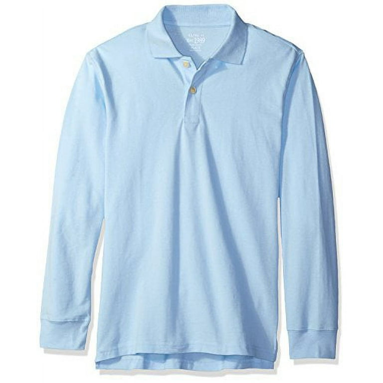 The Children s Place boys Long Sleeve Uniform Polo Shirt Brook