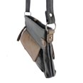thumbnail image 5 of Silver Fever Leather Travel Cross Body Handbag Black Brown, 5 of 6