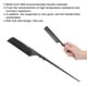 thumbnail image 3 of Professional Heat Resistant Tail Comb with Ergonomic Grip for Precision Styling, Black Salon Quality, 3 of 4