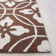 thumbnail image 4 of SAFAVIEH Four Seasons Lilibeth Geometric Area Rug, Chocolate/Ivory, 3'6" x 5'6", 4 of 7