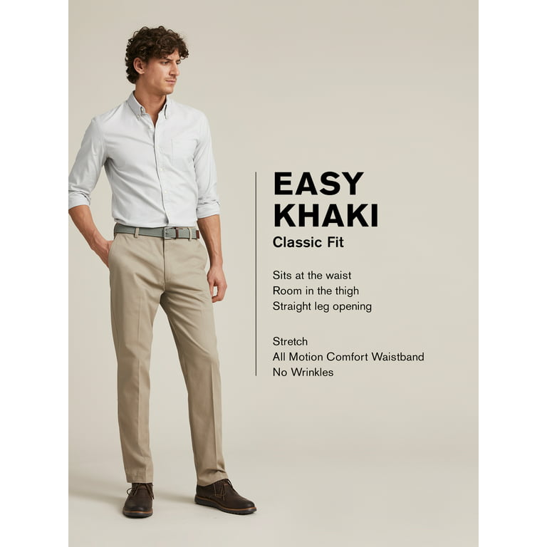  Dockers Mens Classic Fit Easy Khaki Pants