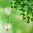 thumbnail image 3 of Hands DIY Crystal Suncatcher Clear Crystal Prism Ball Crystal Sunshine Catcher Colorful Rainbow Crystal Pendant Ornament Butterfly Angell Hanging Decoration, 3 of 6