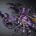 thumbnail image 3 of Puzzle de metal 3D PUOSUO modelo Scorpion King para adultos, 3 of 6