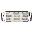 thumbnail image 7 of Yayeee Waist Apron with Pockets for Cooking Waterproof Half Server Aprons, Gray Cat Pattern, 7 of 7