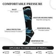 thumbnail image 2 of Pofeuu Ocean Turtle Print Compression Socks for Women & Men Circulation - Best Support for Nurses,Running,Athletic,Sports, 2 of 7
