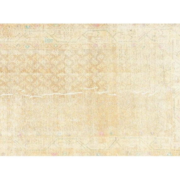 Ahgly Company Machine Washable Indoor Rectangle Traditional Gold Area Rugs, 4' x 6'