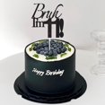 thumbnail image 4 of Cake Topper Varpotle Brush I'm 11 Black Glitter para cumpleaños número 11, 4 of 6