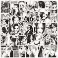 thumbnail image 1 of 61 Pegatinas De Anime NANA En Blanco Y Negro Para Casco Portátil, 1 of 3