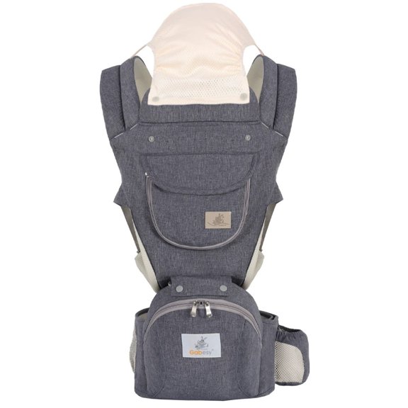 Generic Baby Carrier,Hands Free Baby Carrier for Infant Newborn,Easy to Wear, Lightweight, Breathable Toddlers Infant Wraps,7-35lb,Black
