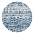 thumbnail image 3 of Unique Loom Leipzig Collection Area Rug - Dresden (6' 1" Round Blue/Gray), 3 of 6