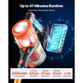 thumbnail image 4 of 40KPA Cordless Vacuum Cleaner, 47min Stick Vacuum for Pet Hair & Hard Floor, LED Display, Lightweight Handheld, 4 of 12