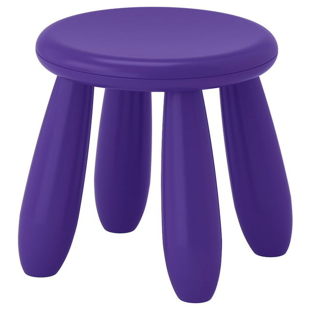 IKEA MAMMUT Children's Stool, in/outdoor/Dark Lilac