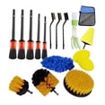 thumbnail image 2 of GROWTH TANK Automotive Cleaning Brush Set Multipurpose for Dashboard, Wheel Detail Brush 17Pcs, 2 of 9